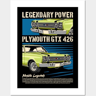 Plymouth GTX 426 Hemi Classic Car Posters and Art